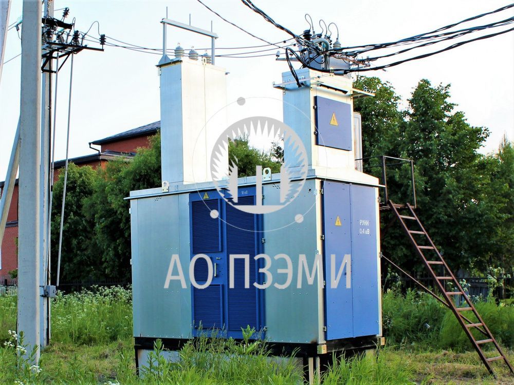 Фото товара Подстанция КТП-Тzn-в/в-100-10/0,4 У1(без тр-ра) 3250х1500х4942